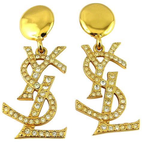 ysl earrings and necklaces